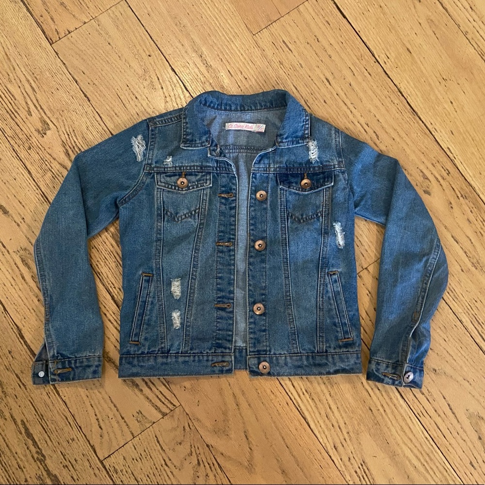 Ci Sono Kids Denim Jacket Medium Size 10